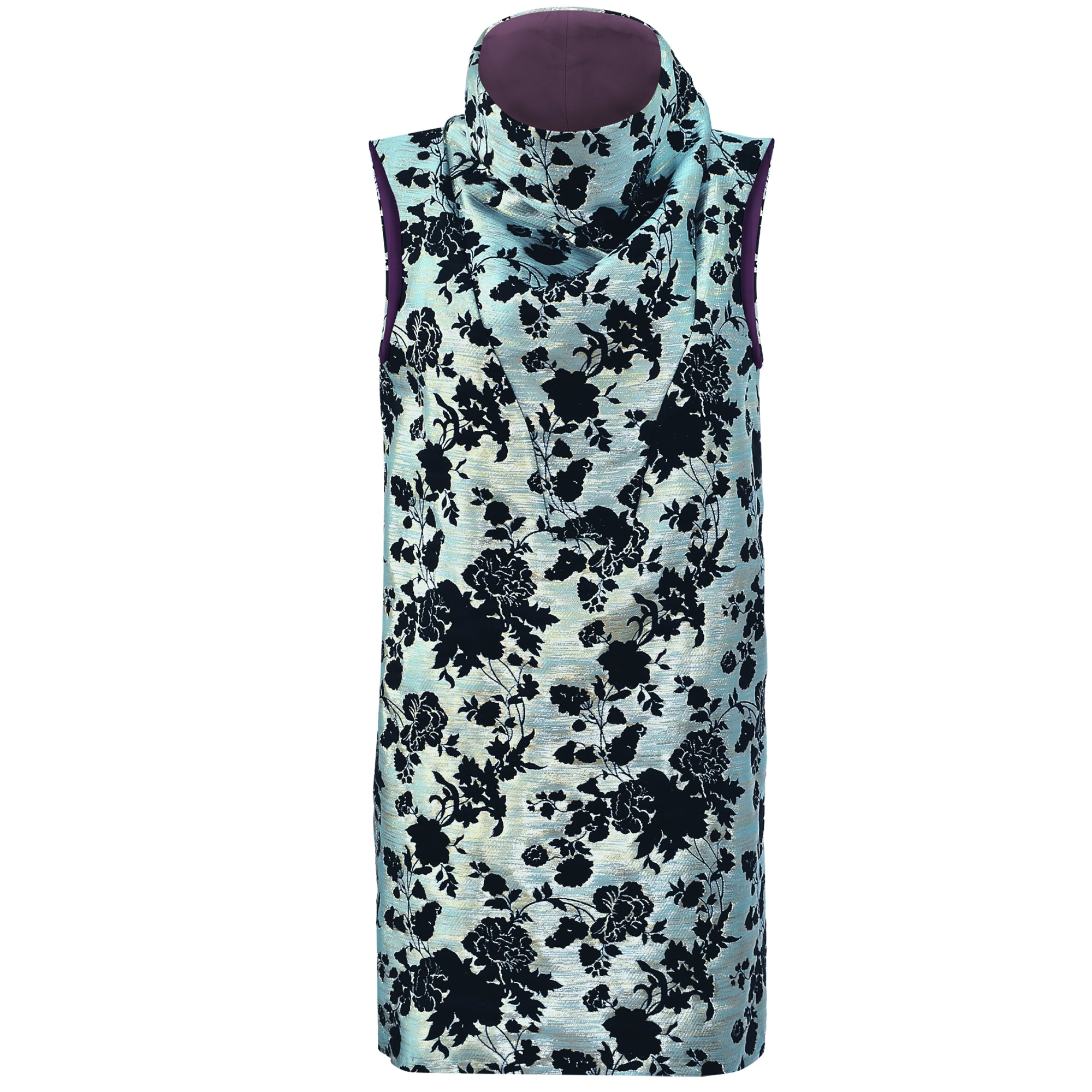 MINI DRESS CUELLO NEGRO