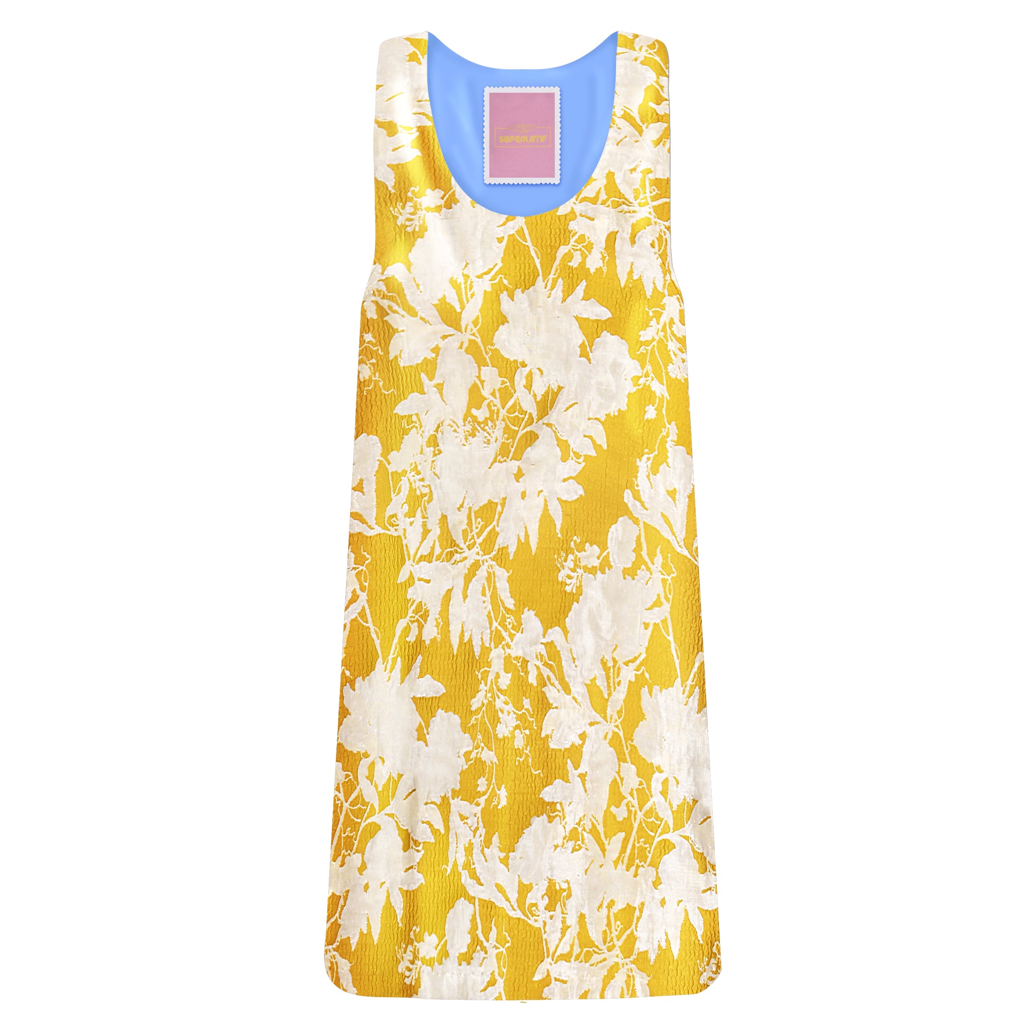 MINI DRESS JUMPER AMARILLO
