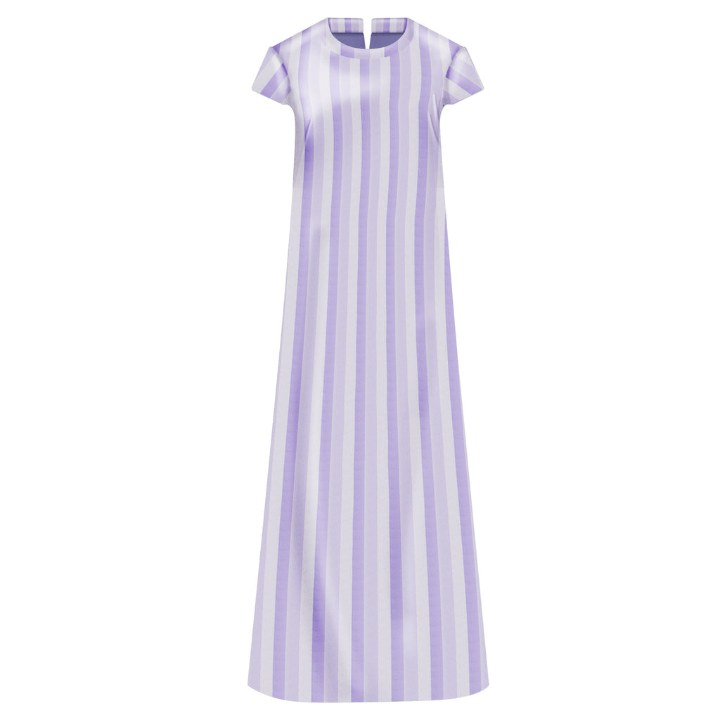 MAXI DRESS TAO RAYAS MORADO