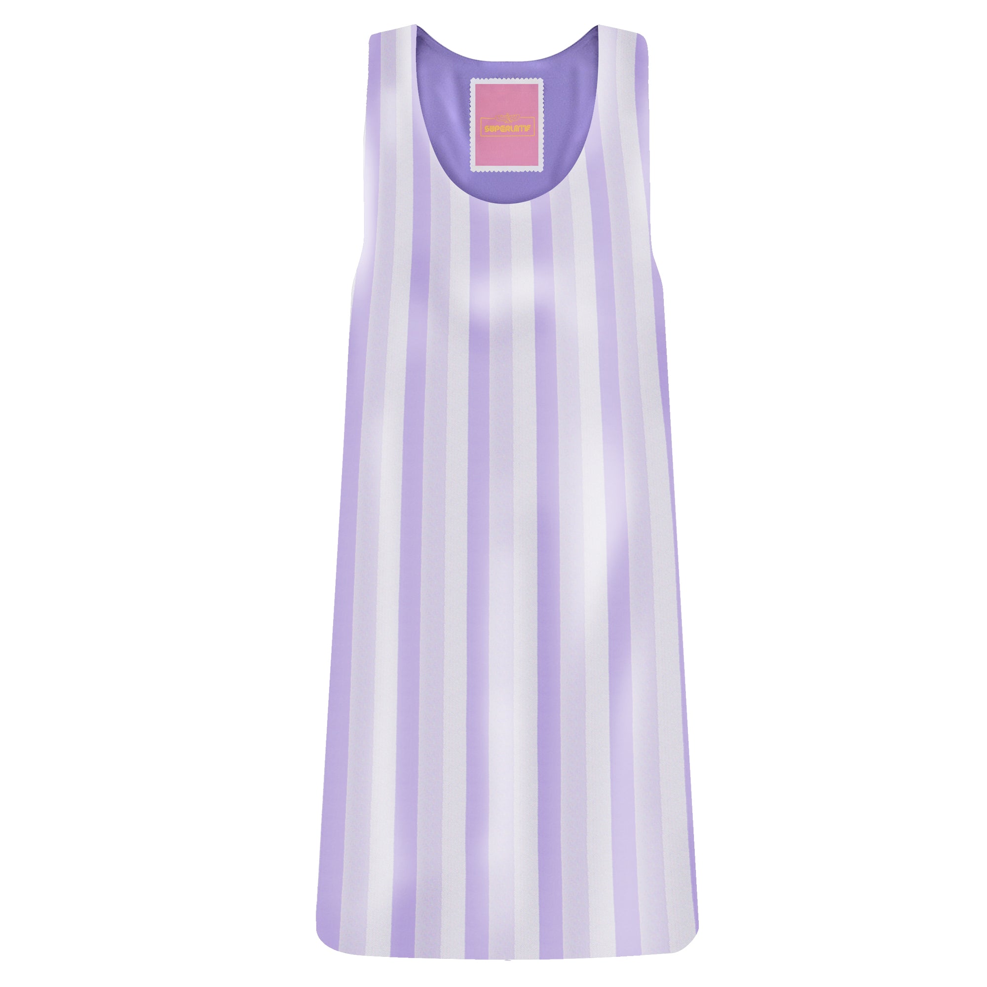 MINI DRESS JUMPER RAYAS MORADA