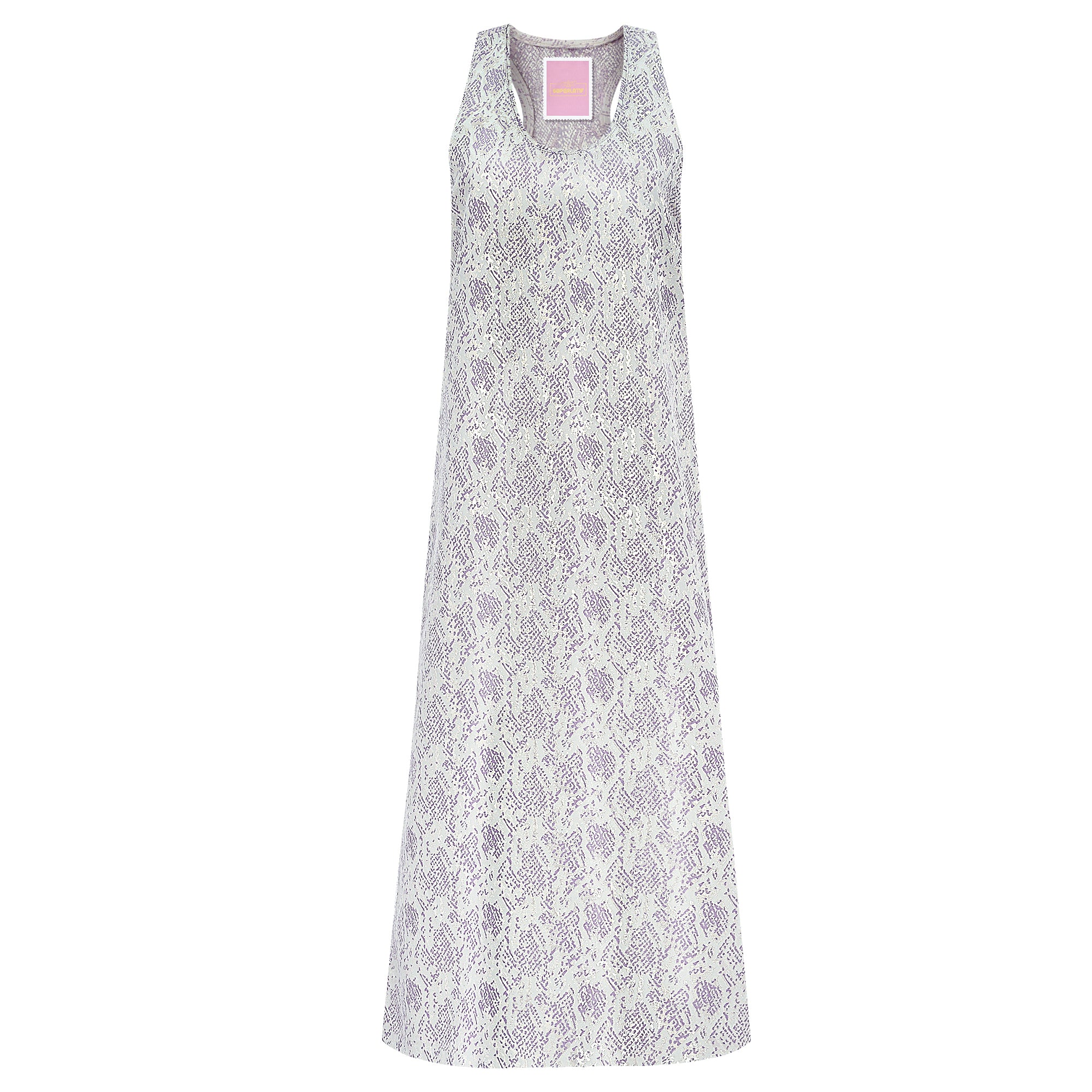 MAXI DRESS NINFA VIBORA MORADA