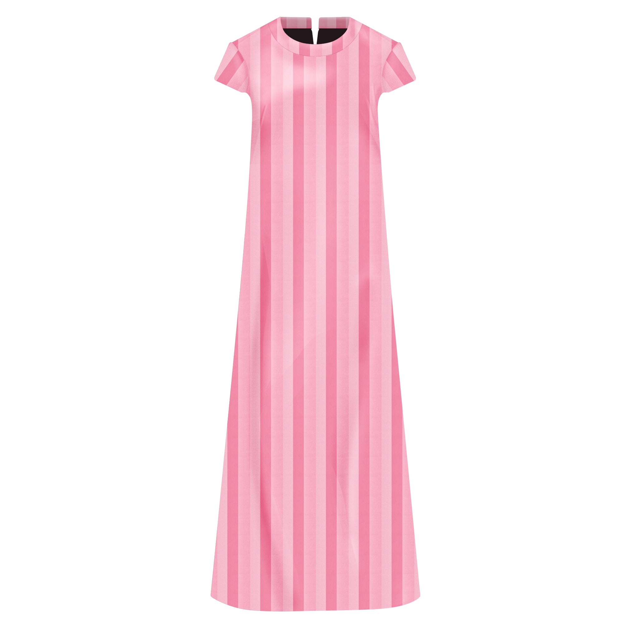 MAXI DRESS TAO RAYAS ROSA
