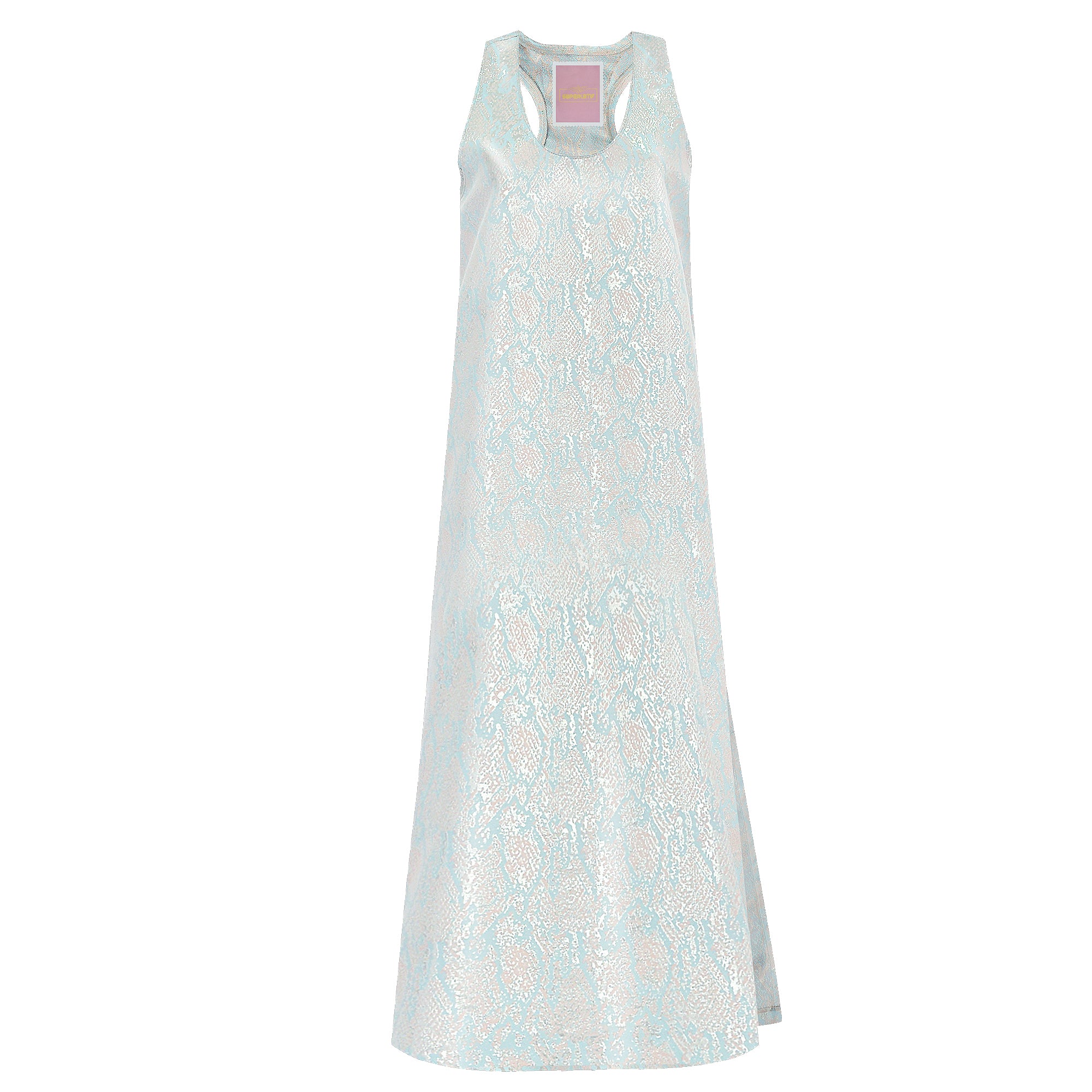 MAXI DRESS NINFA VIBORA MENTA